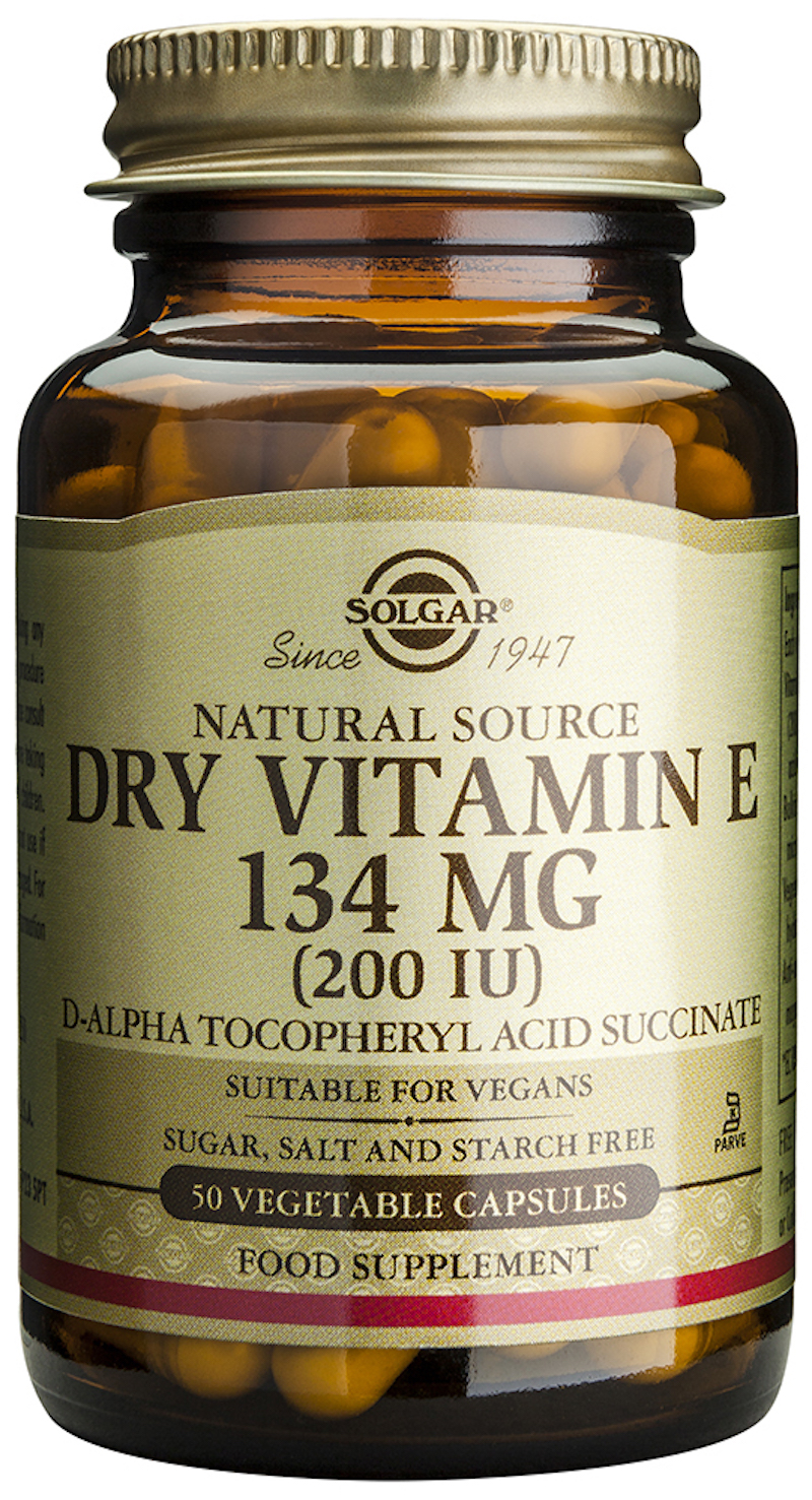 SOLGAR VITAMIN E 200 IU DRY 50VCAP