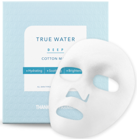 THANK YOU FARMER True Water Deep Cotton Mask Ενυδατική Μάσκα Προσώπου, 25ml