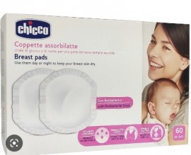 CHICCO Breast Pads Επιθέματα Στήθους Αντιβακτηριακά Φυσική Μέθοδος  60 Τμχ SKU 61773-00