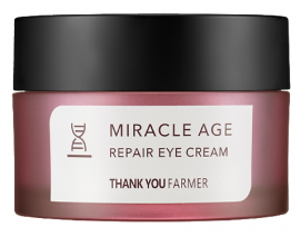 THANK YOU FARMER Miracle Age Repair Eye Cream Κρέμα Ματιών Θρέψης Πλούσιας Υφής, 20gr