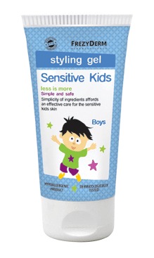 Frezyderm  Sensitive Kids Hair Styling Gel For Boys, Απαλό Τζελ για τα μαλλιά των αγοριών, 100ml