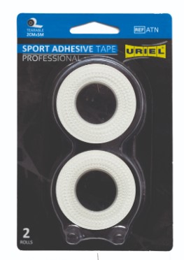 URIEL Sport Adhesive Tape Professional  2 cm x 7.3 m λευκο  2 τμχ SKU 805AT