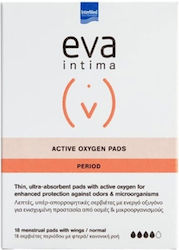 Intermed Eva Intima Active Oxygen Pads Σερβιέτες Περιόδου με Φτερά 18τμχ