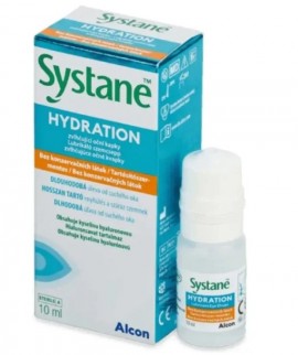 ALCON Systane Hydration Χωρίς Συντηρητικά Οφθαλμικές Σταγόνες με Υαλουρονικό Οξύ, 10ml
