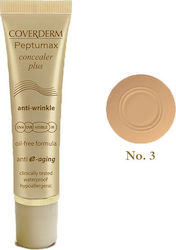 Coverderm Peptumax Concealer Plus Αnti e-aging Anti-Wrinkle Spf50+ HEVisible No 3 10ml