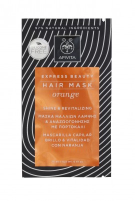 APIVITA  Express Beauty Hair Mask Orange Shine & Revitalizing 20ml