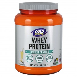 NOW  Whey Protein Vanilla Powder 908 gr
