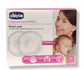 CHICCO Breast Pads Επιθέματα Στήθους Αντιβακτηριακά Φυσική Μέθοδος 30 τμχ  SKU  61779-00
