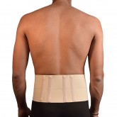 SANAFLEX   Αυτοκόλλητη ζώνη με δύο φάσες και τέσσερις μπανέλες Ύψος 16 εκ Εκρου SKU B1204