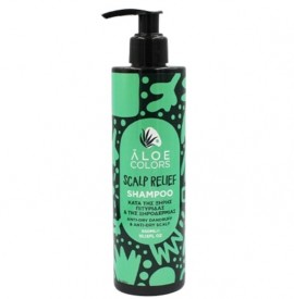 Aloe Colors Scalp Relief Σαμπουάν Κατά της Ξηρής Πιτυρίδας & της Ξηροδερμίας, 300ml