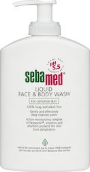 SEBAMED Liquid Face & Body Wash Pump Καθαριστικο για προσωπο και σωμα 300ml