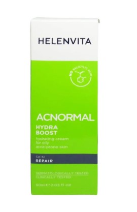 HELENVITA ACNormal Hydra Boost Cream, Ενυδατική Κρέμα Προσώπου Ελαφριάς Υφής, 60ml