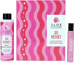 Aloe Colors Set  So Velvet  Eau de Toilette and Milky Body Lotion Άρωμα 10ml & Κρεμα σωματος  150ml