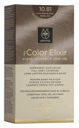 APIVITA My Color Elixir Βαφη μαλλιων  N 10.81 Κατάξανθο περλέ σαντρέ, 125ml