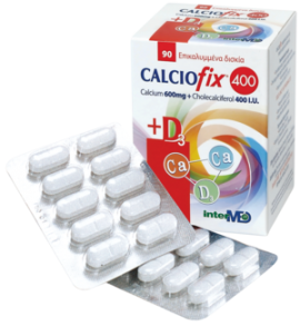 Intermed  CALCIOFIX 400 (CALCIUM 600MG+400IU D3) 90tabs