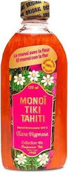 Monoi Tiki Tahiti Tiare Bronzant Sun Tan Oil SPF3 Αντηλιακό Λάδι Καρύδας με άρωμα Tiare 120ml