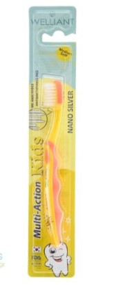 Welliant Οδοντόβουρτσα Multi-Action Kids Nano Silver 12+ m Πορτοκαλι 1 τμχ
