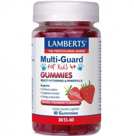 Lamberts Multi-Guard for Kids (ζελεδακια γεύση φράουλα), 60gummies