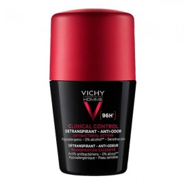 Vichy Homme Clinical Control 96h Detranspirant Anti-Odor Deodorant Roll-on Αποσμητικό για Ευαίσθητες Επιδερμίδες, 50ml