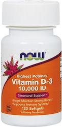 NOW Vitamin D-3 10,000 IU  120 Softgels