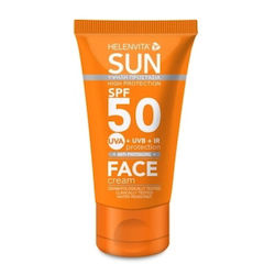 HELENVITA Sun High Protection Αδιάβροχη Αντηλιακή Κρέμα Προσώπου SPF50 50ml