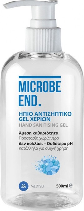 Medisei Microbe-End Hand Cleanser Gel Αντισηπτικο χεριων  500ml