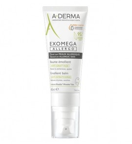 A-Derma Exomega Allergo Anti-Scratching Emollient Balm Αποστειρωμένο Μαλακτικό Βάλσαμο για την Καταπράυνση του Αισθήματος Κνησμού 40ml