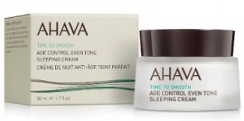 AHAVA Time to Smooth Age Control Sleeping Cream, Αντιγηραντική Κρέμα Νυχτός, 50ml SKU 158638