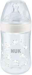 NUK Nature Sense Temperature Control Πλαστικό Μπιμπερό Κατά των Κολικών με Θηλή Μ  Σιλικόνης  6-18m  260ml SKU 10.741.011