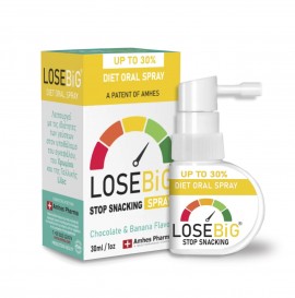 Amhes Pharma Diet Oral Spray Losebig Stop Snacking Spray Chocolate & Banana, 30ml