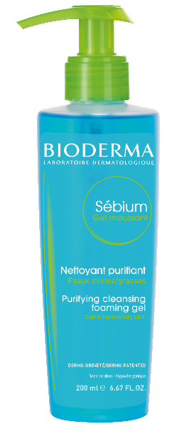 BIODERMA Sebium Gel Moussant Gel για Βαθύ Καθαρισμό, 200ml