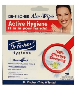 DR.FISCER Hygiene  Wipes Μαντηλάκια Χεριών 20 pcs