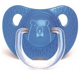 Suavinex evolution  Ανατομική Πιπίλα Σιλικόνης 6-18 m Μπλε Bear, SKU 3300798
