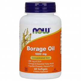 NOW Borage Oil 1000 mg  Ελαιο Βοραγου  60 Softgels