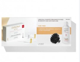 Crescina Set Transdermic HFSC 1300 MAN Αραίωση Μαλλιών Έντονη Τριχόπτωση, 20 Φιαλίδια x 3.5ml & Δώρο Crescina Shampoo, 200ml & Συσκευή Μασάζ του Τριχωτού της Κεφαλής