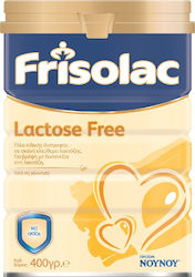 Frisolac Lactose Free Γάλα Ειδικής Διατροφής Ελεύθερο Λακτόζης από τη Γέννηση 400 gr