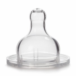 Suavinex Θηλή σιλικονης για μπιμπερό αργής ροής 0+m 2 τμχ SKU3800150