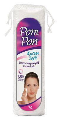 MEGA AE Pom Pon Δίσκοι ντεμακιγιάζ 70 τμχ