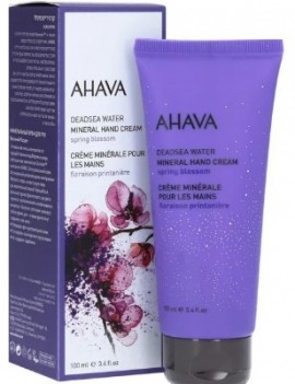 AHAVA  Dead Sea Water Mineral Hand Cream Spring Blossom, Κρέμα Χεριών με Άρωμα Ανοιξιάτικου Άνθους, 100ml SLU 157280