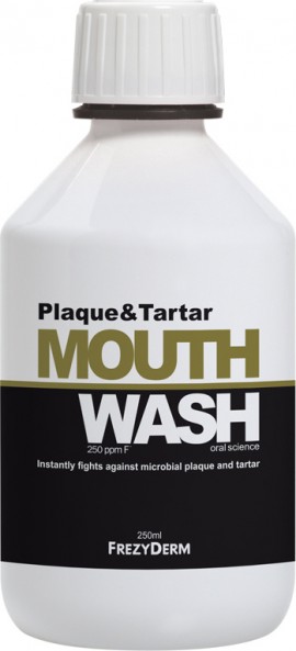Frezyderm Mouthwash Plaque & Tartar Στοματικό Διάλυμα για τη Φροντίδα των δοντιών και των ούλων  250ml