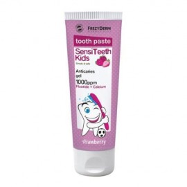 Frezyderm Sensi Teeth Kids Toothpaste  1.000ppm  Παιδικη οδοντοκρεμα κατα της τερηδονας με γευση φραουλα 50ml