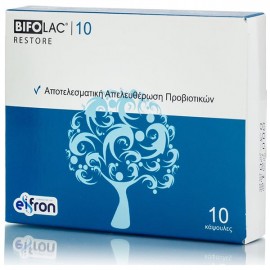 EIFRON Bifolac 10 Restore Probiotics Συμπλήρωμα Διατροφής για Αποκατάσταση της Εντερικής Χλωρίδας, 10 caps