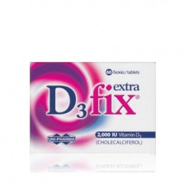 UNI PHARMA D3 Fix Extra Βιταμίνη D3, 2000iu 60tabs