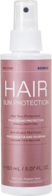 Korres Red Vine hair sun protection  Αντηλιακό Μαλλιών Spray 150ml