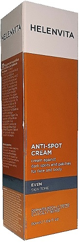 HELENVITA Even Skin Tone Anti-Spot Face & Body Cream Κρεμα κατα των παναδων και κηλιδων για προσωπο και σωμα 50ml