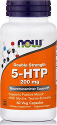 NOW 5-HTP, Double Strength 200 mg Αμινοξεα 60  Veg Capsules