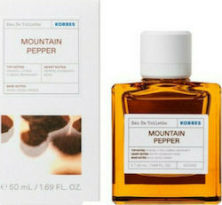 Korres Mountain Pepper Eau de Toilette  for men Ανδρικο αρωμα  50ml