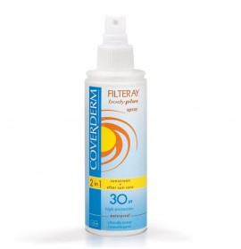 Coverderm Filteray Body Plus Spray SPF30 2σε1 Αντιηλιακό Γαλάκτωμα & After Sun, 150ml