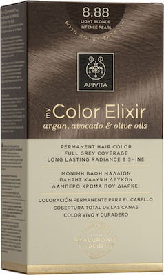 APIVITA My Color Elixir Βαφη μαλλιων N 8.88 Ξανθό ανοιχτό Έντονο περλέ, 125ml