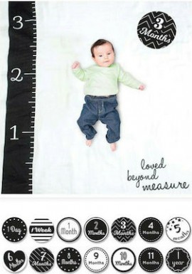 Lulujo Loved Beyond Measure Σεντόνι Φωτογράφισης Μωρού απο βαμβακι 100cmx100cm